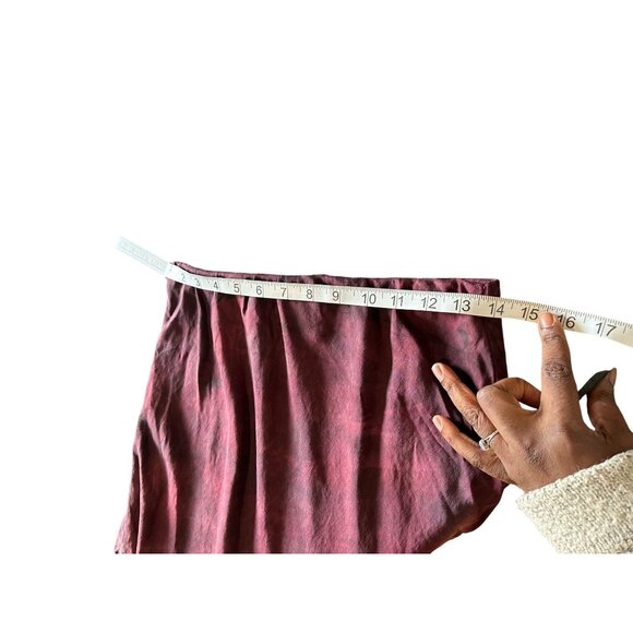 Cloth & Stone Womens Ombre Tie-Dye Midi Skirt Sz S Elastic Waistband Goth Grunge - Picture 5 of 11